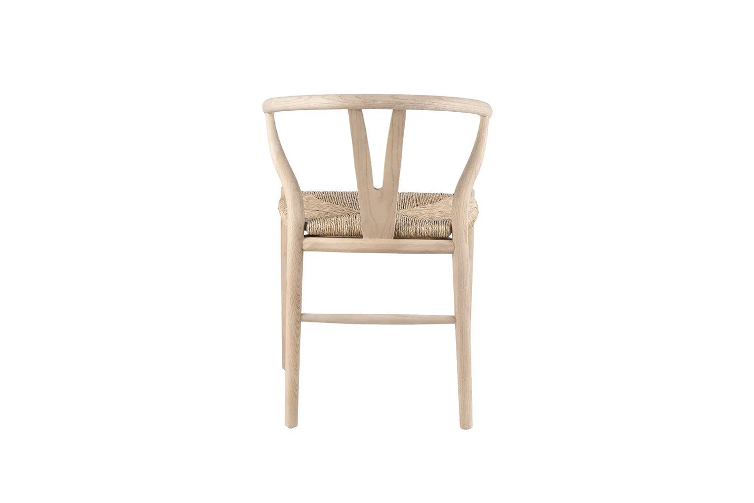 Chaise en Bois d'Orme avec l'Assise Tissé en Jonc de Mer BARTY - 55 x 52.5cm ROUSSEAU