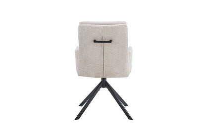 Chaises Pivotantes de Salle à Manger GRANA Beige - 85 x 50 cm ROUSSEAU