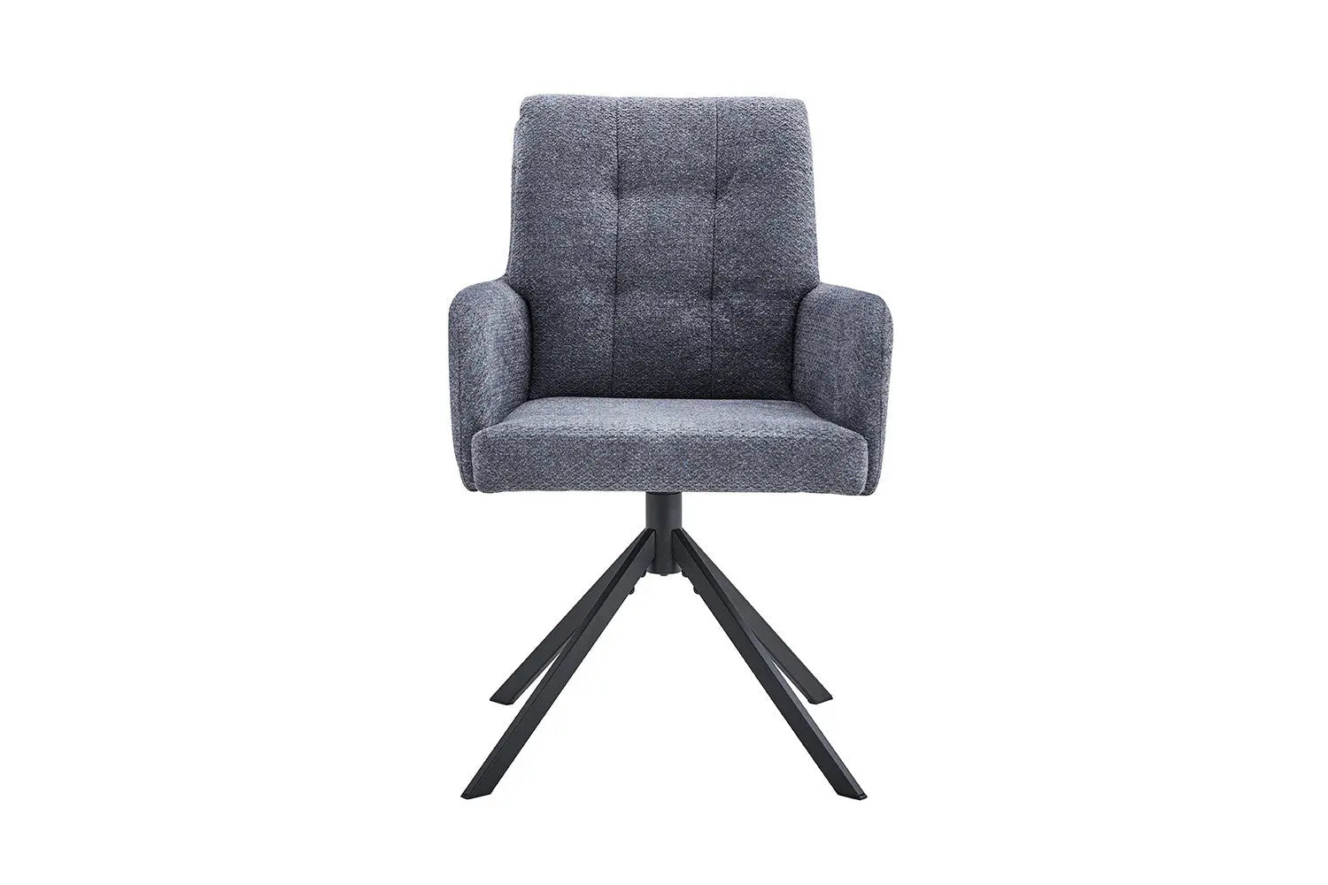 Chaises Pivotantes de Salle à Manger GRANA Gris Foncé - 85 x 50 cm ROUSSEAU