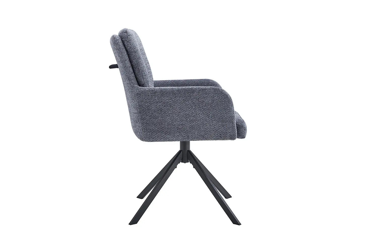 Chaises Pivotantes de Salle à Manger GRANA Gris Foncé - 85 x 50 cm ROUSSEAU