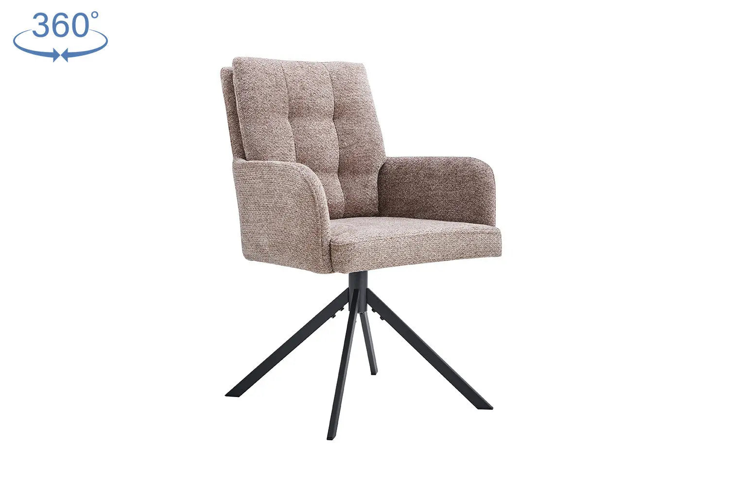 Chaises Pivotantes de Salle à Manger GRANA Sable - 85 x 50 cm ROUSSEAU