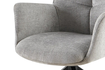 Chaises Pivotantes de Salle à Manger LAMYA Gris - 86 x 52.5 cm ROUSSEAU