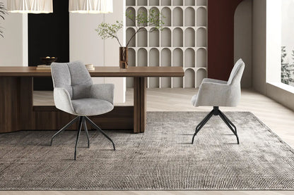 Chaises Pivotantes de Salle à Manger LAMYA Gris - 86 x 52.5 cm ROUSSEAU