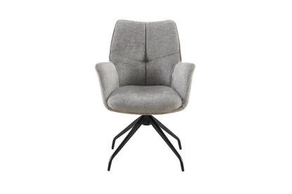 Chaises Pivotantes de Salle à Manger LAMYA Gris - 86 x 52.5 cm ROUSSEAU