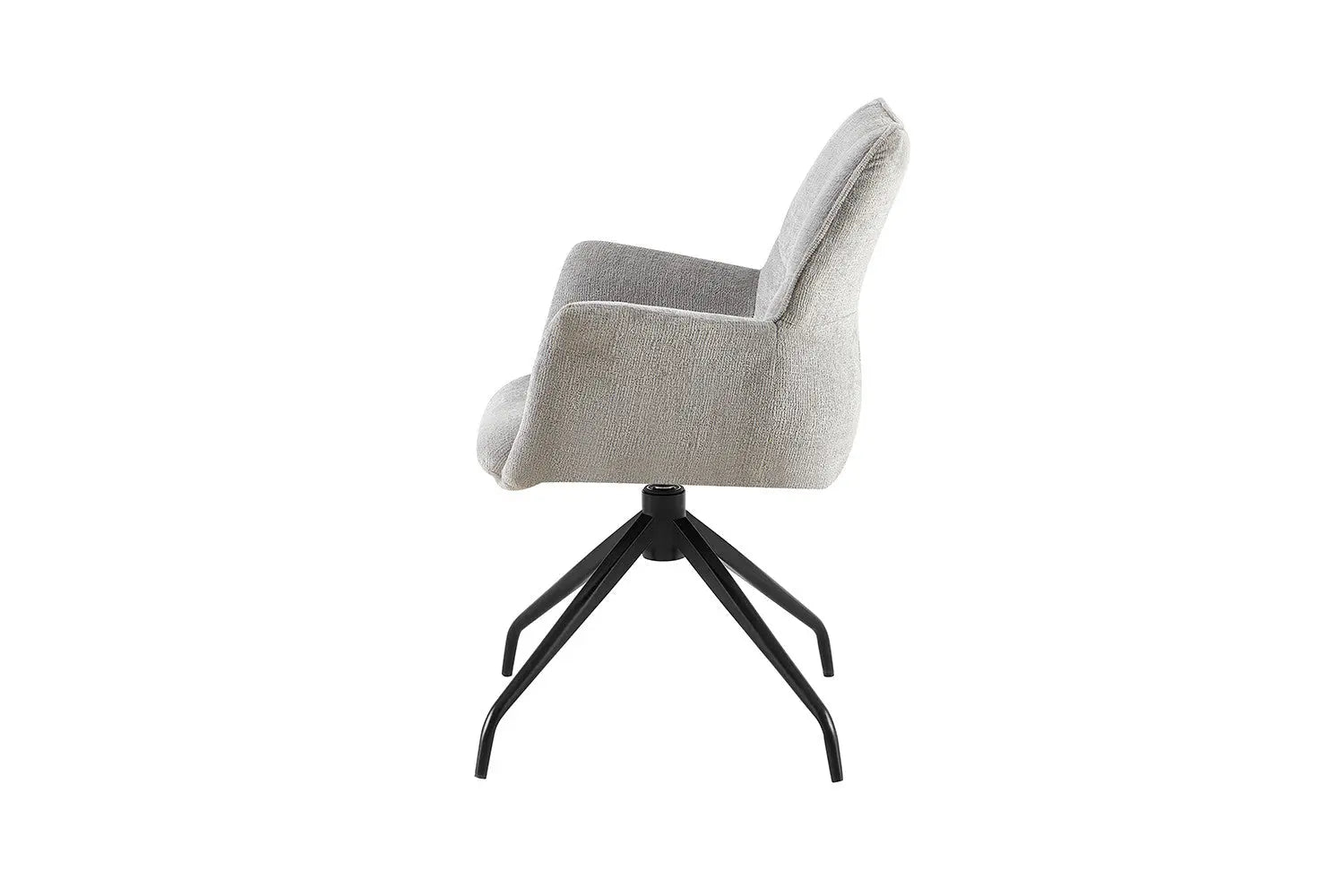 Chaises Pivotantes de Salle à Manger LAMYA Gris - 86 x 52.5 cm ROUSSEAU