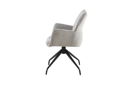 Chaises Pivotantes de Salle à Manger LAMYA Gris - 86 x 52.5 cm ROUSSEAU