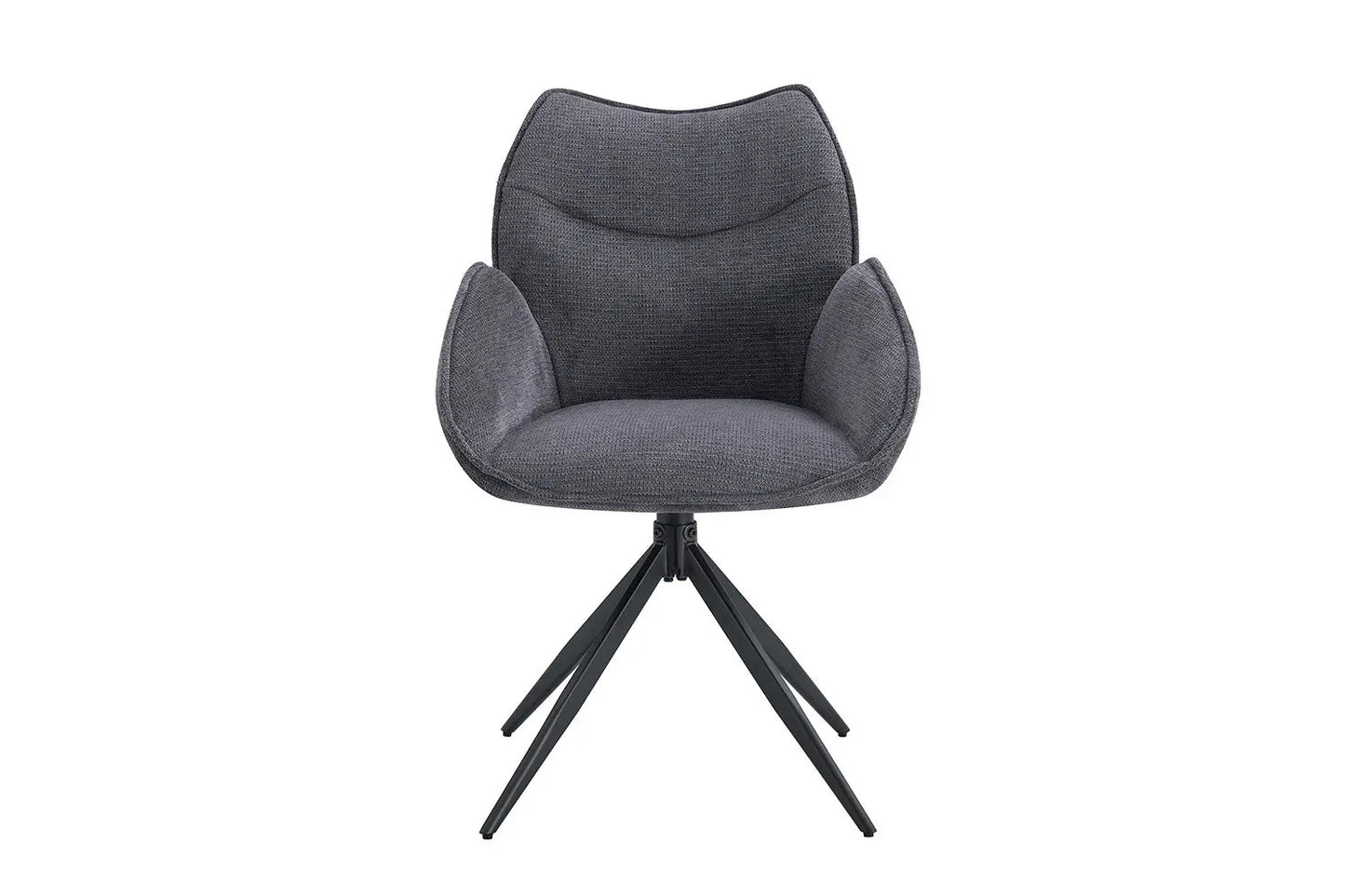 Chaises Pivotantes de Salle à Manger MAHY Gris Foncé - 90 x 60 cm ROUSSEAU