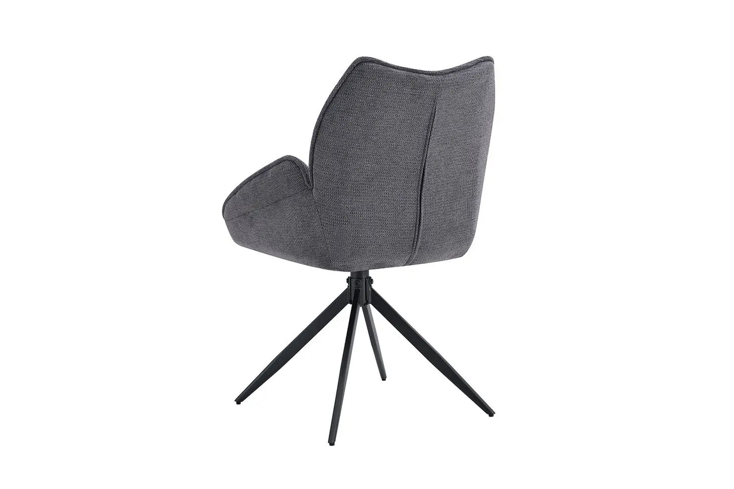 Chaises Pivotantes de Salle à Manger MAHY Gris Foncé - 90 x 60 cm ROUSSEAU