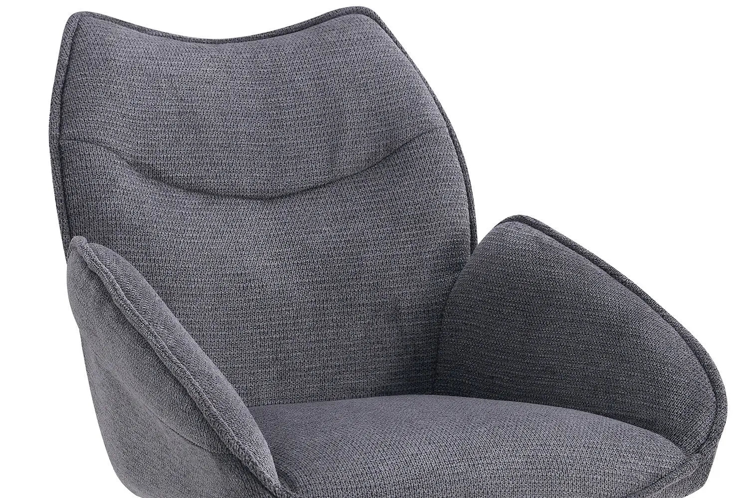 Chaises Pivotantes de Salle à Manger MAHY Gris Foncé - 90 x 60 cm ROUSSEAU