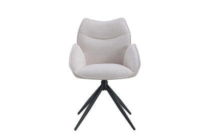 Chaises Pivotantes de Salle à Manger MAHY Sable - 90 x 60 cm ROUSSEAU