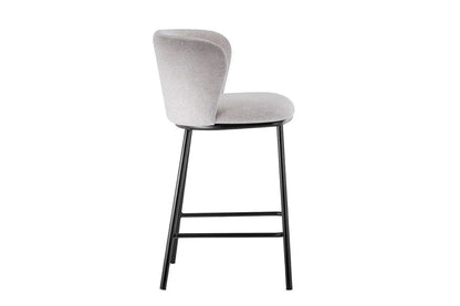 Lot de Chaises de Bar ARTHURO en Tissu Beige - 53 x 50.5 cm ROUSSEAU