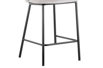 Lot de Chaises de Bar ARTHURO en Tissu Beige - 53 x 50.5 cm ROUSSEAU