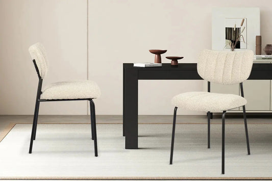 Lot de Chaises de Salle à Manger ANITA Beige - 72 x 53 cm ROUSSEAU