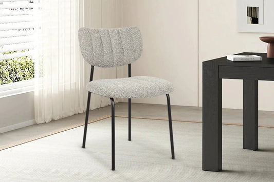 Lot de Chaises de Salle à Manger ANITA Gris Claire - 72 x 53 cm ROUSSEAU