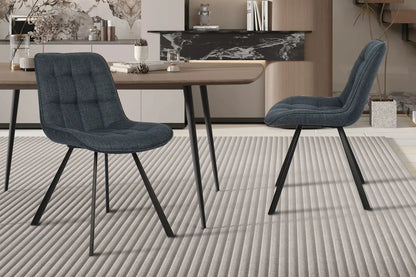 ARIANE - Chaise de Salle à Manger - 51 x 61 cm - Bleu foncé ROUSSEAU
