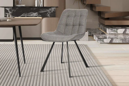 ARIANE - Chaise de Salle à Manger - 51 x 61 cm - Gris clair ROUSSEAU