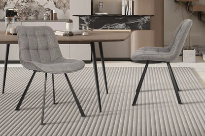 ARIANE - Chaise de Salle à Manger - 51 x 61 cm - Gris clair ROUSSEAU