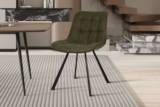 ARIANE - Chaise de Salle à Manger - 51 x 61 cm - Vert ROUSSEAU