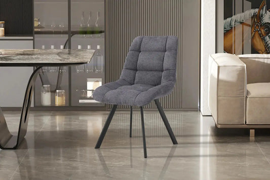 LIZA - Chaise de Salle à Manger - 52 x 61.5 cm - foncé ROUSSEAU