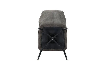 Chaises de Salle à Manger LYARA en Tissu Gris - 45.5 x 60 cm ROUSSEAU