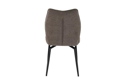 Chaises de Salle à Manger LYARA en Tissu Sable - 45.5 x 60 cm ROUSSEAU
