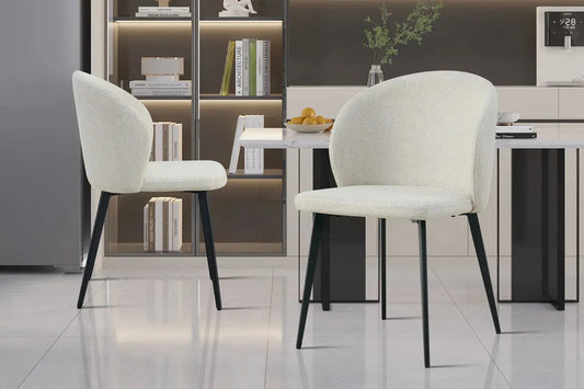 TINA - Chaise de Salle à Manger - 51 x 55 cm - Beige ROUSSEAU