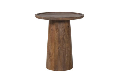 ÉLIO - Table basse Ronde Bois de manguier Brun clair - 45x50 cm ROUSSEAU