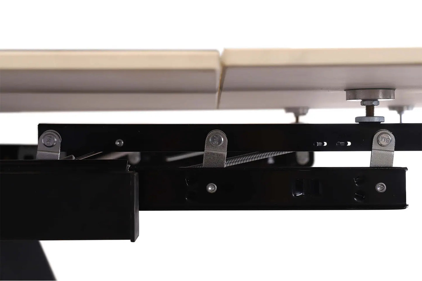 HIRA - Table à Manger Extensible Rectangulaire Plateau en Pierre - 160 à 240 cm - Shakespear Beige ROUSSEAU