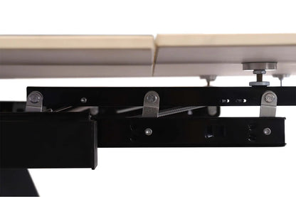 HIRA - Table à Manger Extensible Rectangulaire Plateau en Pierre - 160 à 240 cm - Shakespear Beige ROUSSEAU