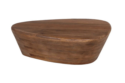 IORAN - Table basse Bois de manguier Brun Clair - 30 x107 cm ROUSSEAU