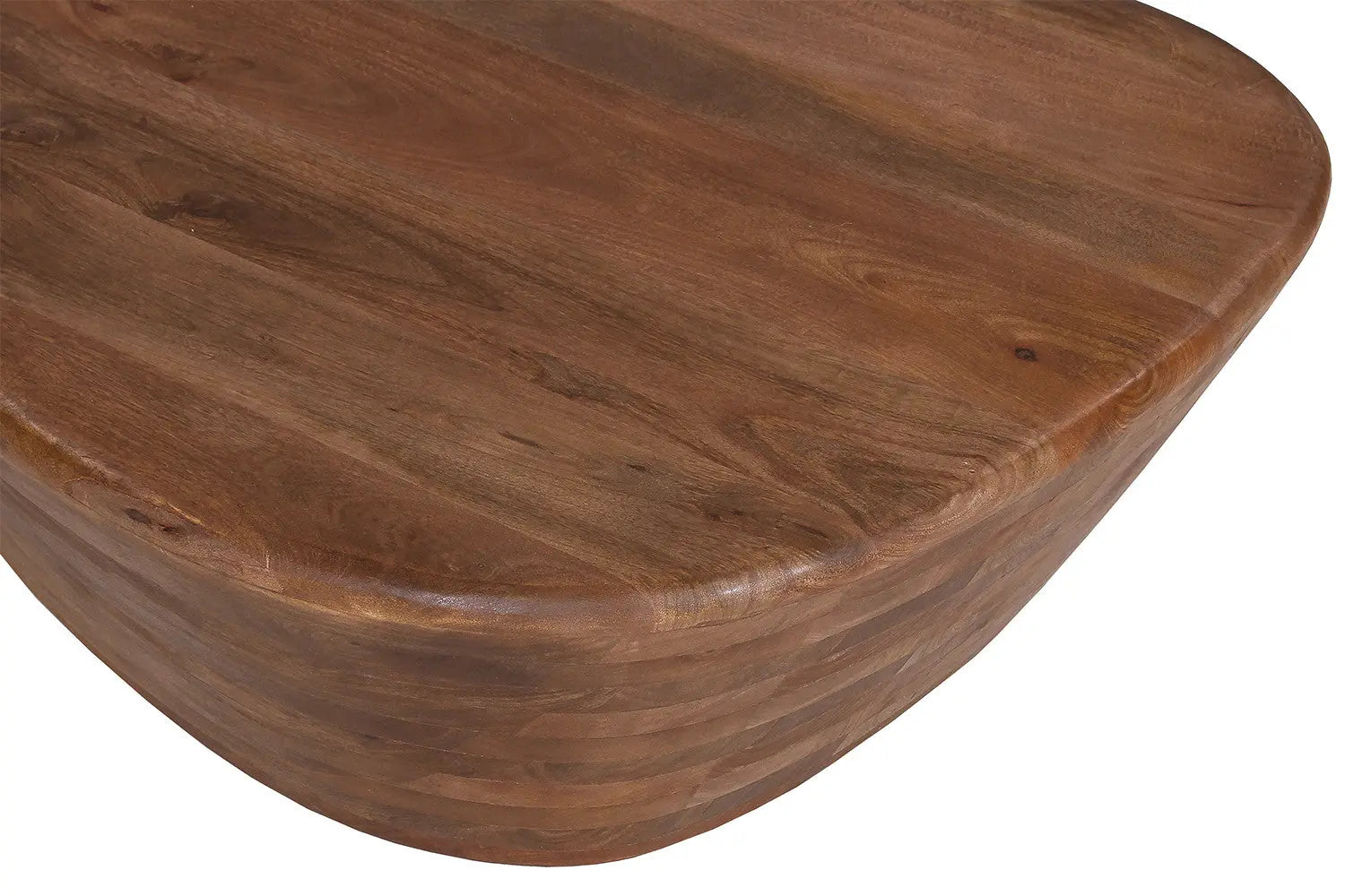 IORAN - Table basse Bois de manguier Brun Clair - 30 x107 cm ROUSSEAU