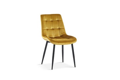 JULIA - Chaise de Salle à Manger - 50 x 59 cm - Or ROUSSEAU