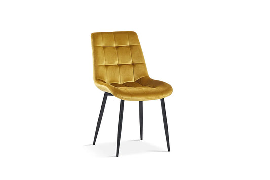 JULIA - Chaise de Salle à Manger - 50 x 59 cm - Or ROUSSEAU