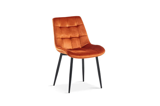 JULIA - Chaise de Salle à Manger - 50 x 59 cm - Orange ROUSSEAU