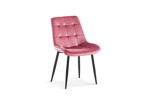 JULIA - Chaise de Salle à Manger - 50 x 59 cm - Rose ROUSSEAU