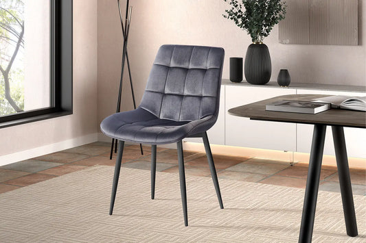 JULIA - Chaise de Salle à Manger - 50 x 59 cm - Taupe ROUSSEAU