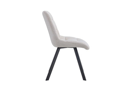 LIZA - Chaise de Salle à Manger - 52 x 61.5 cm - Beige ROUSSEAU