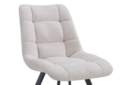 LIZA - Chaise de Salle à Manger - 52 x 61.5 cm - Beige ROUSSEAU
