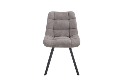LIZA - Chaise de Salle à Manger - 52 x 61.5 cm - Gris clair ROUSSEAU