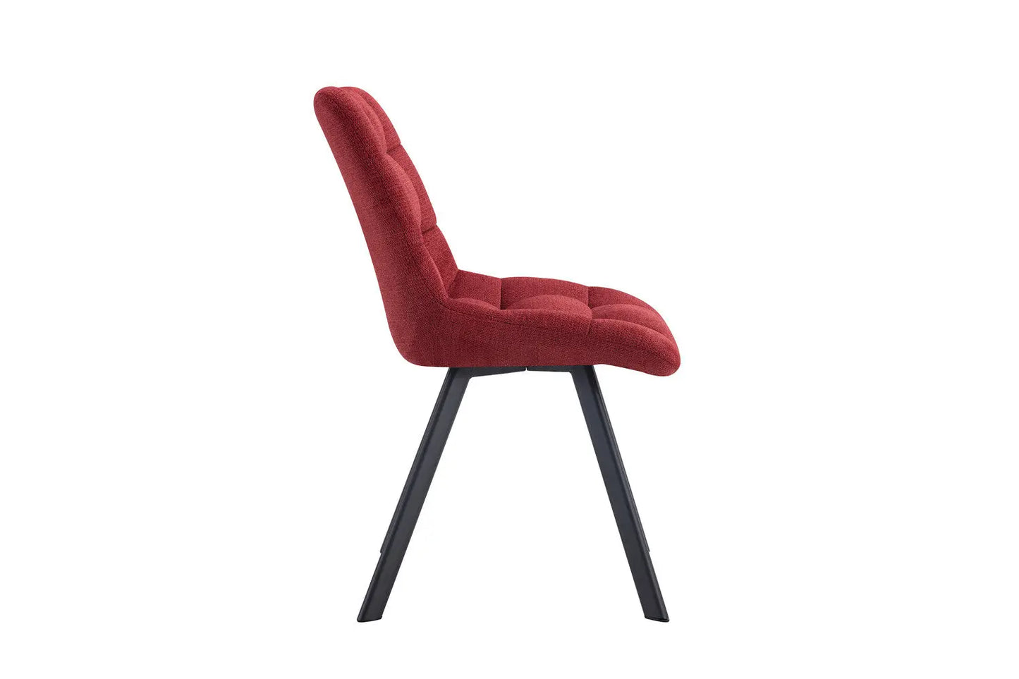 LIZA - Chaise de Salle à Manger - 52 x 61.5 cm - Rouge ROUSSEAU