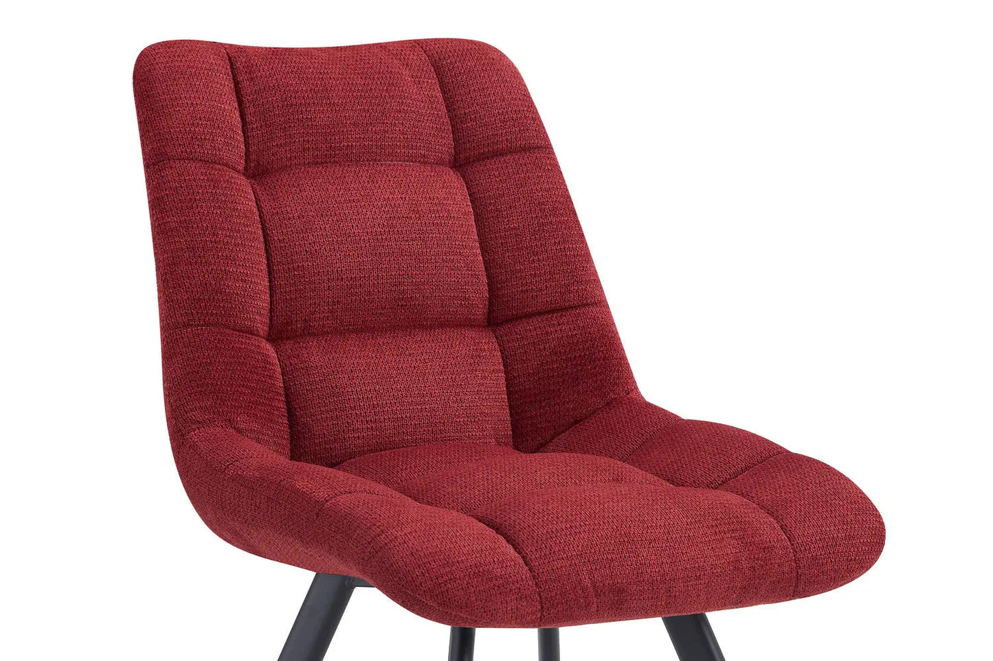 LIZA - Chaise de Salle à Manger - 52 x 61.5 cm - Rouge ROUSSEAU