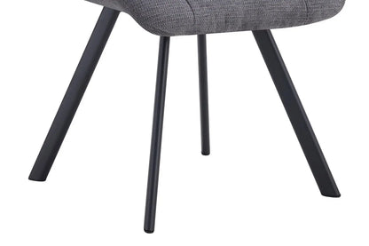 LIZA - Chaise de Salle à Manger - 52 x 61.5 cm - foncé ROUSSEAU