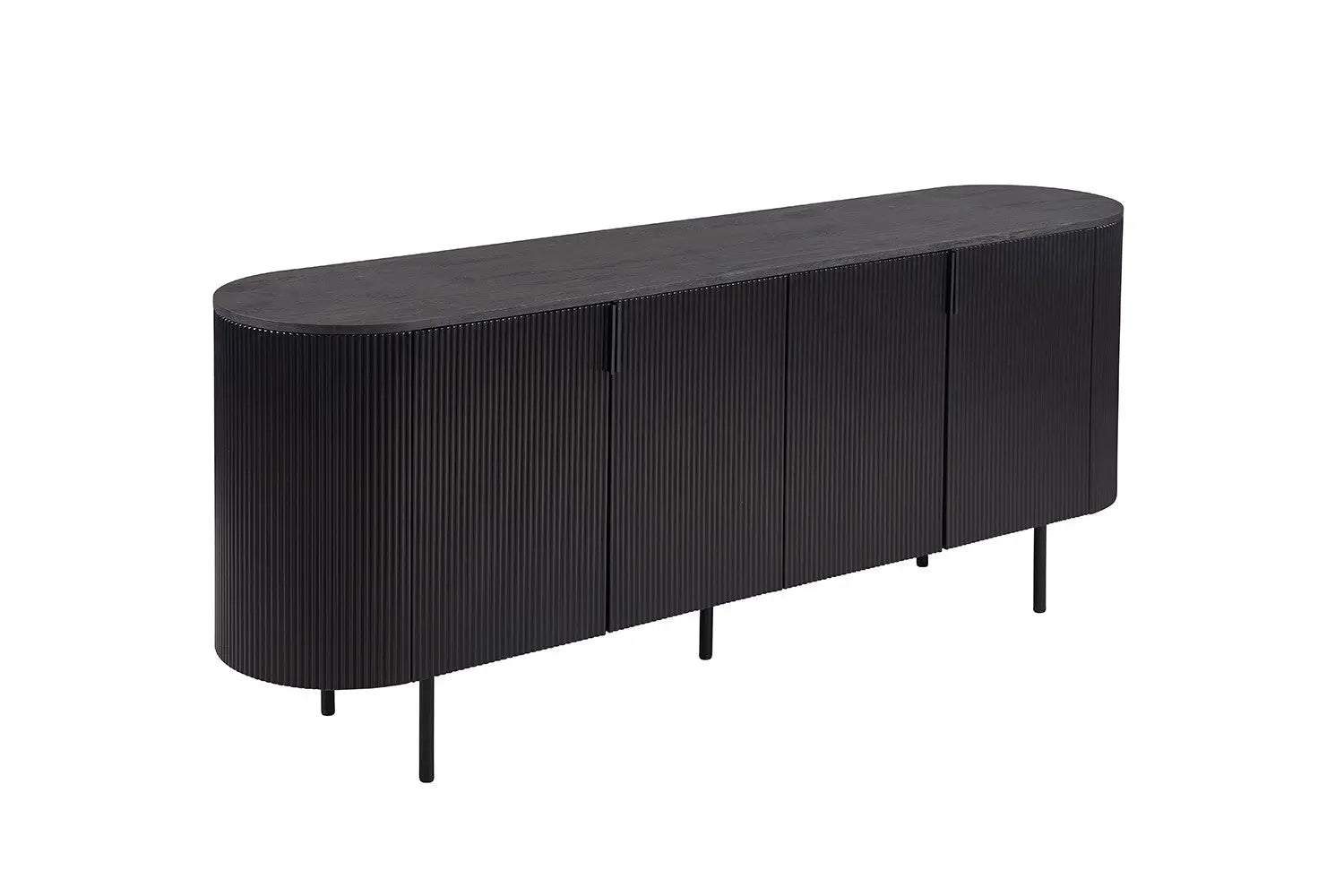 LYANE - Buffet Effet Brun Foncé - 200 cm ROUSSEAU