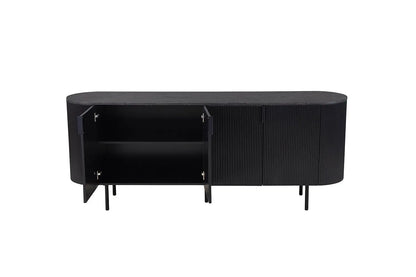 LYANE - Buffet Effet Brun Foncé - 200 cm ROUSSEAU