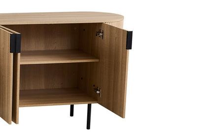 LYANE - Buffet Effet Chêne Naturel - 200 cm ROUSSEAU