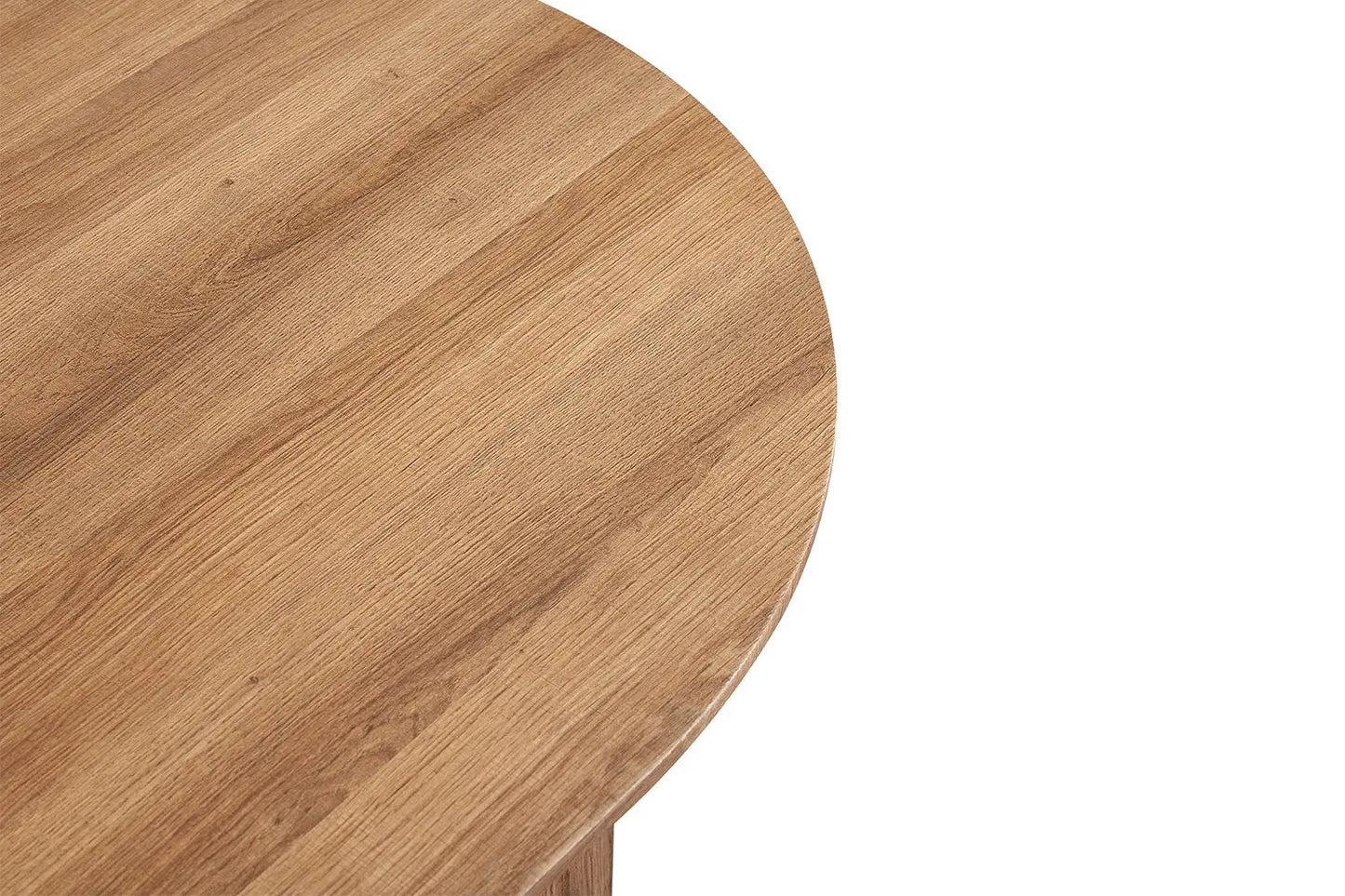 LYANE - Table Basse Ovale - 120 cm - Effet Chêne Vieilli ROUSSEAU