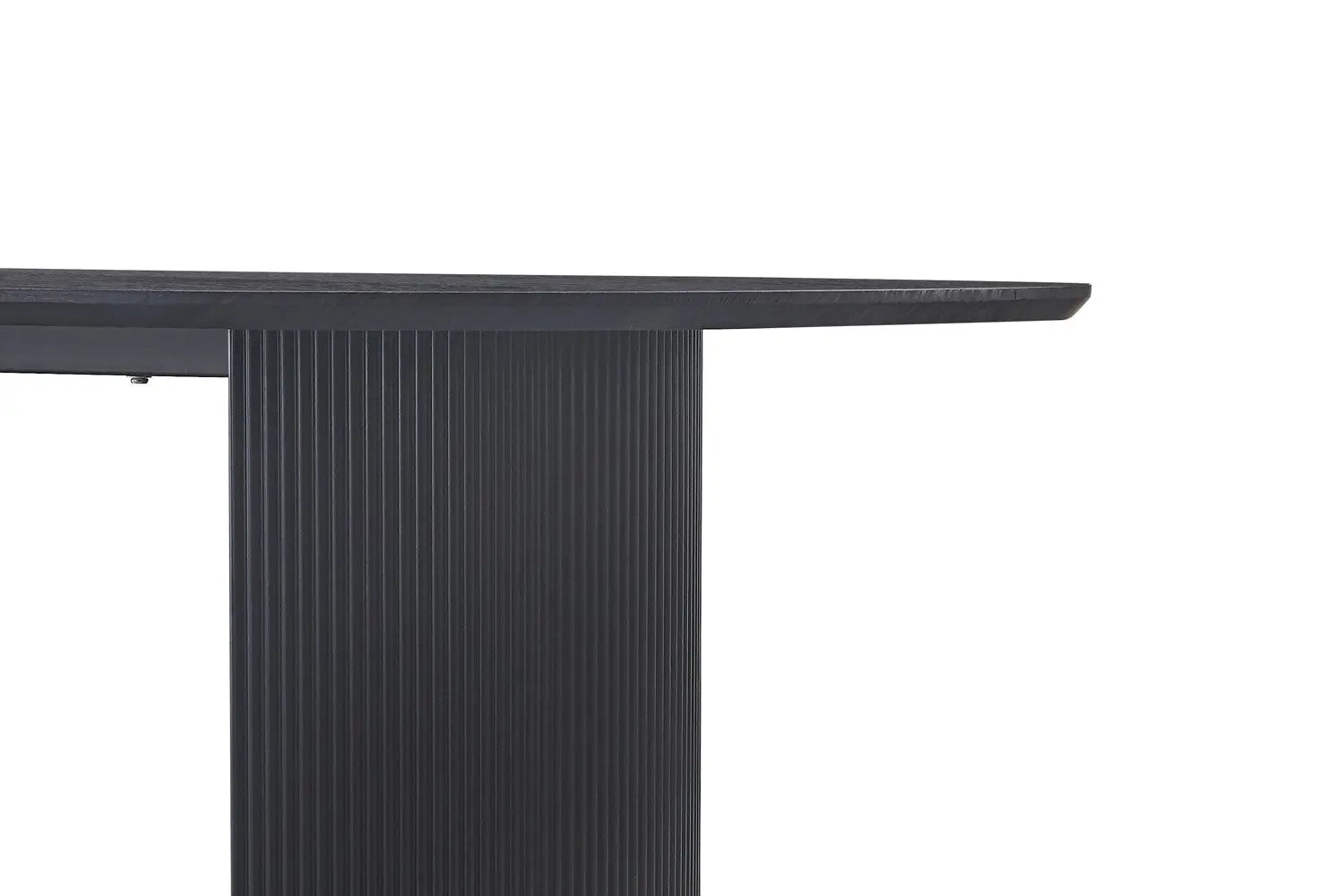 LYANE - Table à Manger Ovale - Effet Brun foncé - 200 cm ROUSSEAU