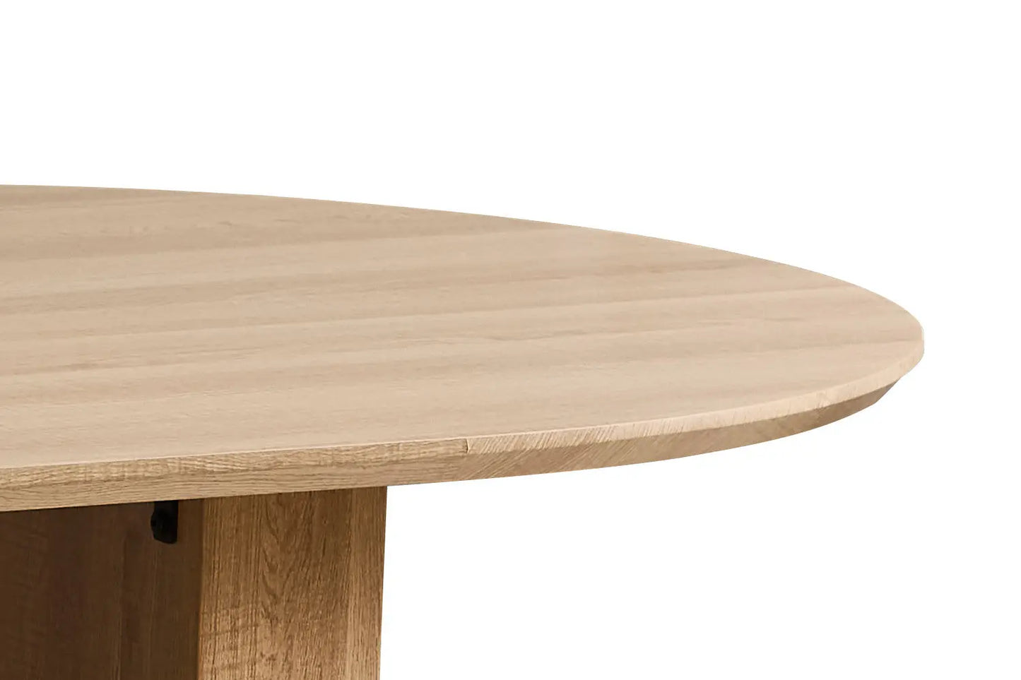 LYANE - Table à Manger Ovale - Effet Chêne Naturel - 200 cm ROUSSEAU
