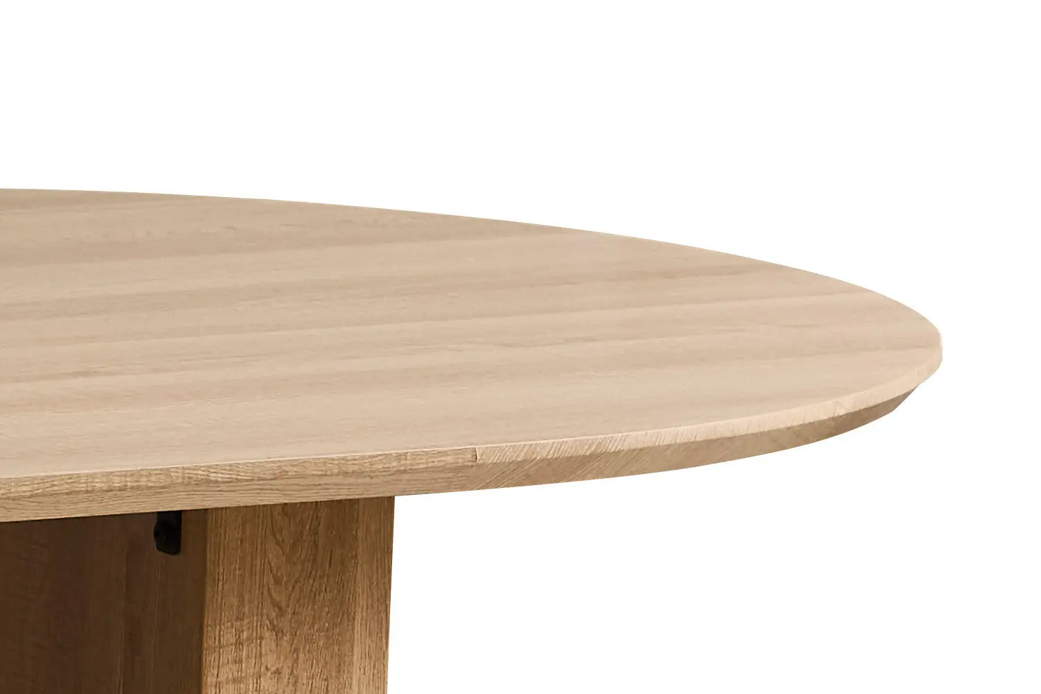 LYANE - Table à Manger Ovale - Effet Chêne Naturel - 200 cm ROUSSEAU