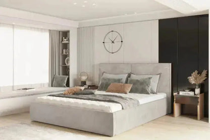 Lit Coffre avec Tête de Lit NICOLE - 140 x 200 cm WERSAL